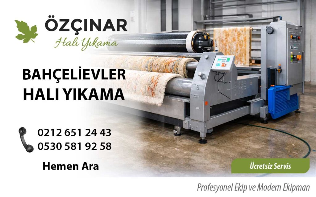 Bahçelievler Halı Yıkama Özçınar halı yıkama görseli