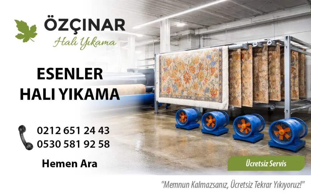 Esenler Halı Yıkama Özçınar halı yıkama görseli